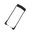 thumbnail image 3 of Câble Mâle à Mâle 3.5mm Lecteur MP3 Câble Mâle Audio Stéréo Rallonge Câble à Ressort avec Connecteurs Coude, 3 of 8