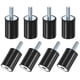 thumbnail image 1 of Uxcell 8-Pack Soportes de Goma con Pernos M6 x 18mm Macho/Hembra D20mmxH30mm, 1 of 7