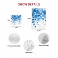 thumbnail image 7 of Blue Gradient Kitchen Dish Towels for Drying Dishes Set of 3, Abstract Polka Dots Vintage Modern Art Waffle Weave Microfiber Hand Tea Bathroom Towels Quick Dry & Absorbent Towel 12x12, 7 of 7