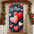 thumbnail image 6 of Heart-shaped Valentine Banner Red Pink Love Display Sweet Design Colorful Hearts Heart Backdrop for Valentine's Day Party Romantic Date Anniversary Celebration, 6 of 9