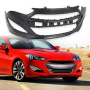 CROSSDESIGN Front Bumper Cover Fit for Hyundai Genesis Coupe 2013-2016 Black