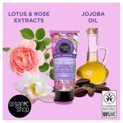 Organic Shop Jojoba Oil, Lotus & Rose Extract, Ultra Softening & Hydrating Body Cream, 100% Vegan & Organic, Daily Moisturizer, Body, Face & Hand Natural Lotion, Intensive Care Hydration. Pack 2