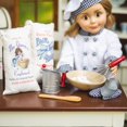 thumbnail image 5 of The Queen's Treasures Accesorios para hornear muñecas de 18 pulgadas, juego de herramientas de cocina vintage de 7 piezas y comida, compatible con muebles de muñecas American Girl, 5 of 5