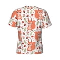 thumbnail image 6 of Vsdgher Squirrel And Print Men's Dry Fit Mesh Athletic Shirts Moisture Wicking Tennis T-Shirt Tops, 6 of 9