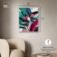 thumbnail image 4 of Swooping Color Symphony III Canvas Print Tropical Wall Decor by Art Remedy, White Frame, 24 x 30, 4 of 6