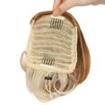 thumbnail image 4 of Fashion Donut Clip-on Dish Hair Bun Drawstring Ponytail Hair Extension Hairpiece Scrunchie Classical, 4 of 6