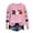 03# Pink, variant on Ihhxva Oversized Sweatshirt for Women Loose Fit Moisture-Wicking Halloween Spooky Graphic Pullover Cozy Cotton Casual Long Sleeve Crewneck Autumn Party Top S-2XL