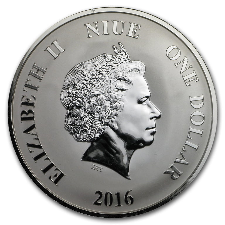 2016 Niue 1 oz Silver Hachiko from Japan Akita Dog (No Capsule 2016 Niue 1 oz Silver Hachiko from Japan Akita Dog (No Capsule