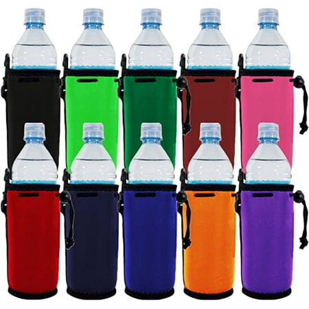 

Blank Neoprene Water Bottle Coolie (Variety Color 10 Pack)