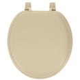 thumbnail image 2 of Ginsey Round Soft Cushion Toilet Seat, Champagne, 2 of 10