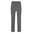 thumbnail image 4 of JUUYY Men's Ribbed Knit Pants Athletic Sweatpants Casual Drawstring Running Sports Solid Color Trousers withPockets Gray XXL, 4 of 8