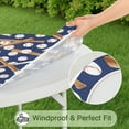 thumbnail image 5 of Baseball Bats and Balls Pattern Round Fitted Tablecloth with Elastic Edge,Dining Table Cover Waterproof,Outdoor Round Tablecloth for Camping,Dining,Indoor and Outdoor, 5 of 7