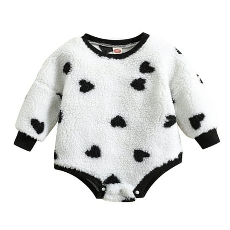 

Baby Girl Winter Outfits Clothes Girls 18 Months Baby Boys Girls Long Sleeve Cartoon Romper Bodysuit Outfits Dress Kids