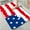 Abstract American Flag, variant on 1pc Colorful Sunset over Flower Field Bathroom Rug Bathroom Decor and Accessories- Durable,Anti Slip,And Quick Drying,Suitable For Indoor/outdoor Use - Perfect For Bathrooms,Bedrooms,Kitchens