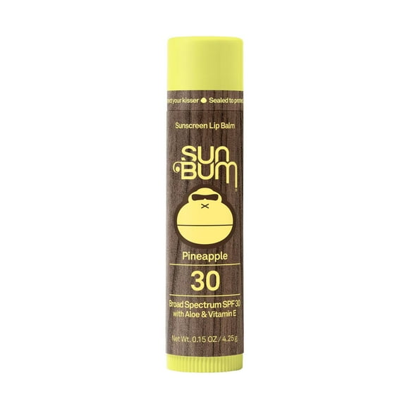 Bálsamo Labial Sun Bum Piña SPF 30 Protección UVA/UVB Hipoalergénico Vegano multicolor