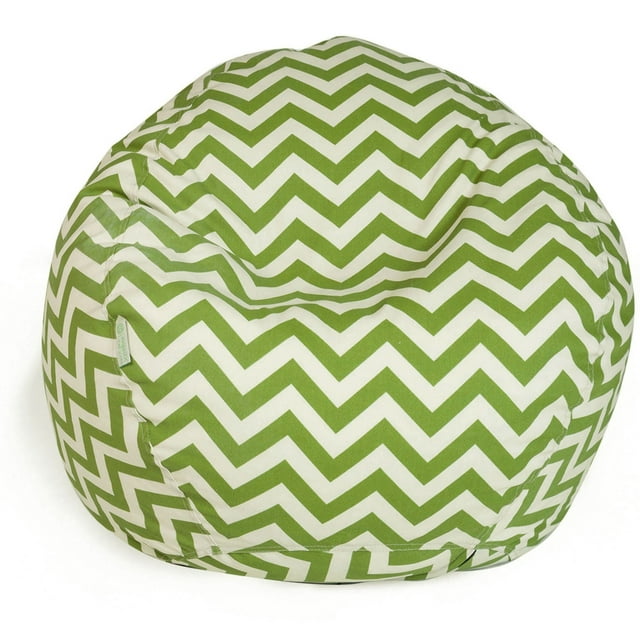 Majestic Home Goods Chevron Large Classic Bean Bag Chair, Multiple ...