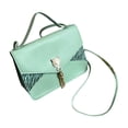 thumbnail image 3 of Bolso de hombro para mujer, informal, pequeño, tipo clutch, con correa ajustable, elegante, de bolsillo, portátil verde, 3 of 9
