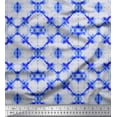 thumbnail image 1 of Soimoi Crepe Silk Fabric Geometric Tie-Dye Print Sewing Fabric Yard 42 Inch Wide, 1 of 3