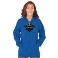 thumbnail image 3 of Funny Graduation I Done Graduated Zip Up Hoodie Men's Women's Brisco Brands X, 3 of 6