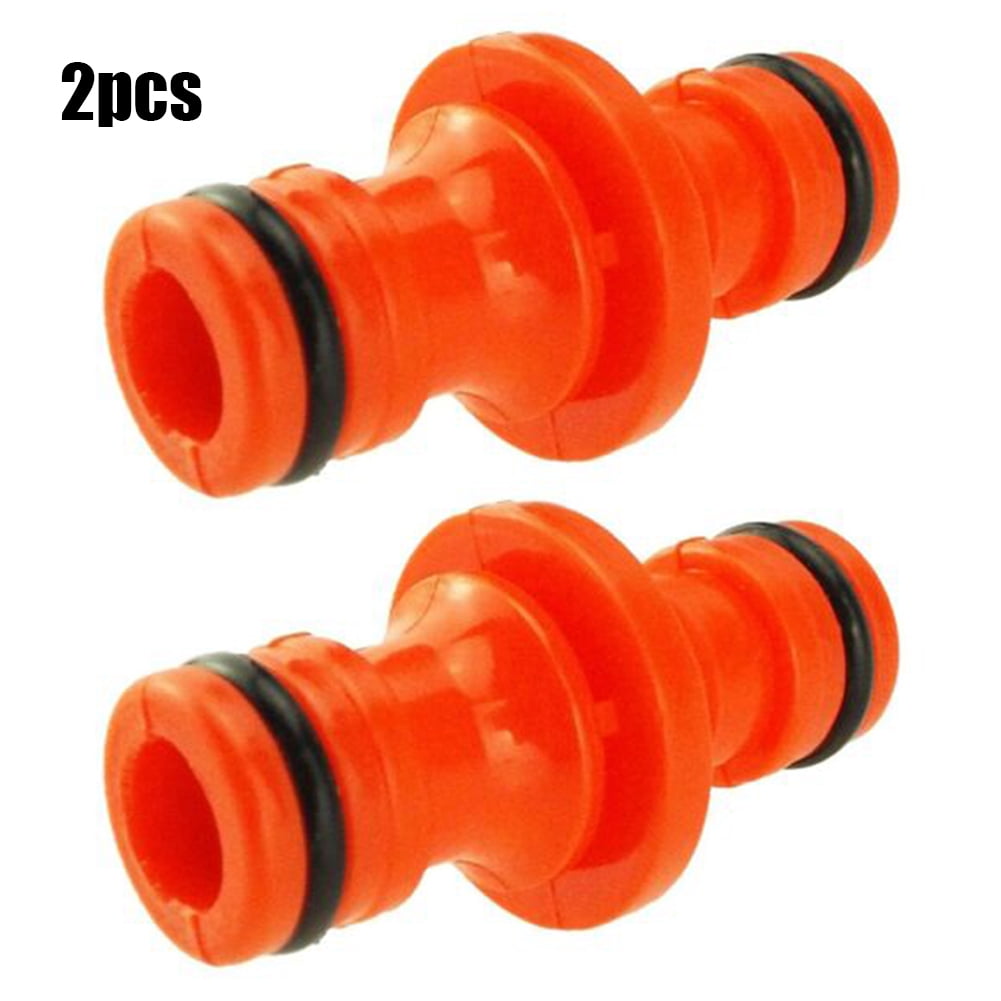 Goodhd 2X Quick Hose Connector Double Male Garden Hose Connector