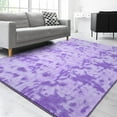 thumbnail image 5 of Large Ultra Soft Modern Area Rugs for Living Room Bedroom, 5x8 Feet Tie-Dyed Purple Thickened Memory Foam Indoor Carpets, Non-Slip Comfy Rug for Boys Girls Nursery Room Home Decor, 5 of 16