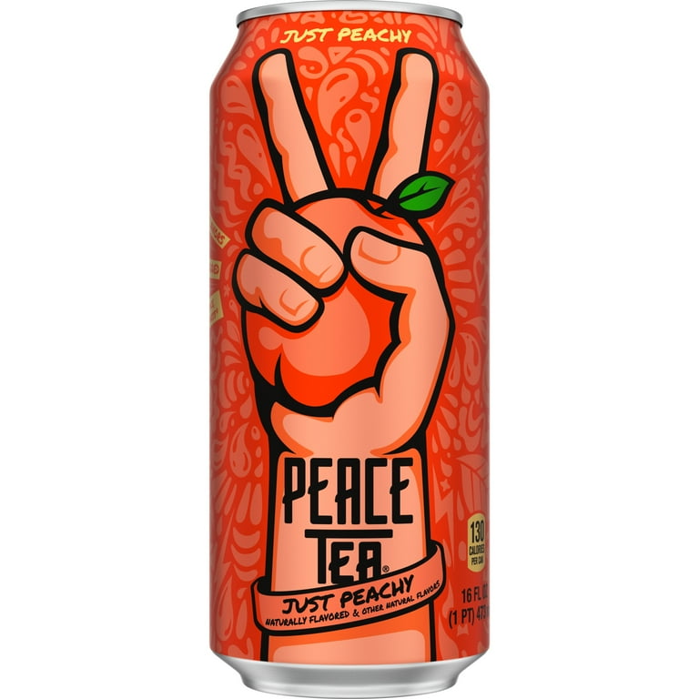 その他 Peace Peace Tea Just Peachy Canned Iced Tea, 16 fl oz - Walmart.com