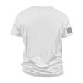thumbnail image 6 of IYYVV Men's Graphic T-Shirts USA Flag Cotton Short Sleeve American Patriotic Shirt Crewneck Casual Regular Tee 4th of July Shirts White 3XL, 6 of 7