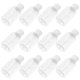 thumbnail image 2 of GOOHOCHY Frasco de muestra de plástico vacío de 50 ml, 12 unidades, con tapa, ideal para emulsión de gel de ducha y agua emoliente (tapas de colores aleatorios)., 2 of 8