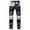 White, variant on QHFBli Mens Designer Straight Slim Fit Patchwork Jeans Comfort Skinny Biker Denim Pants