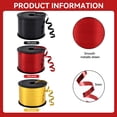 Gold Rbion Shiny Black Red Gold Curling Ribbon Balloon String Gift Wrapping ...