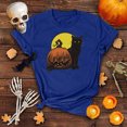 thumbnail image 2 of Camiseta holgada de manga corta con estampado de mueca Retro de Halloween para hombre y mujer Pompotops hfajkhk140282, 2 of 4
