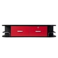 thumbnail image 2 of Reshable Wall Mount Styling Station, 2 Locking Drawers, SPA or Beauty Salon, Black & Red, 2 of 20