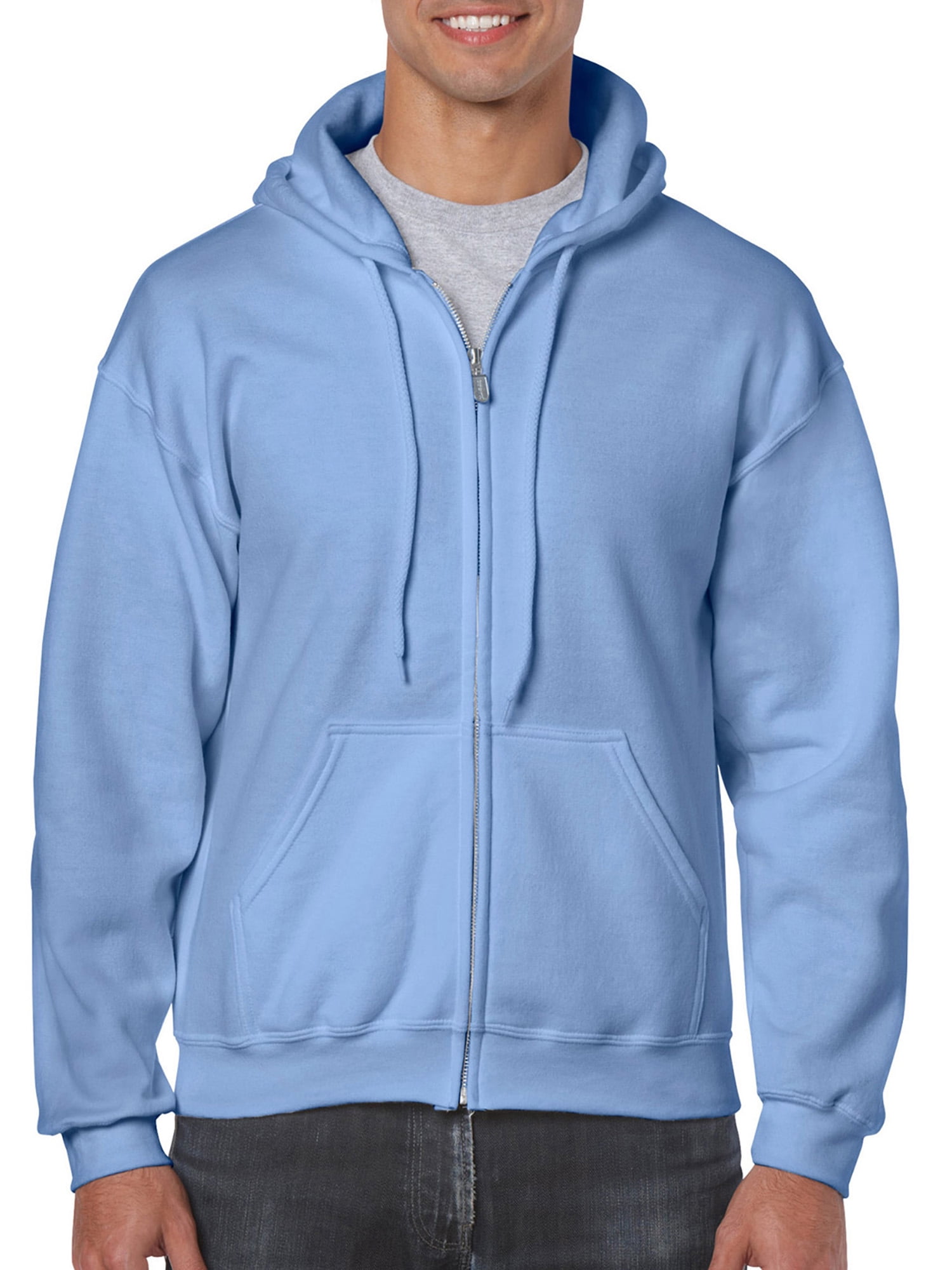 Gildan Men's Fleece Zip Hooded Sweatshirt - Walmart.com