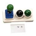 thumbnail image 4 of Teclas para teclados Accesorios de computadora Diseño retro Resistentes con caja de almacenamiento Regalos Teclas de joystick para juegos Base azul, 4 of 9