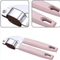 thumbnail image 4 of Prensa de ajo, herramienta para picar y moler nueces y semillas de acero inoxidable y prensa de jengibre - Easy Cleanpink, 4 of 5