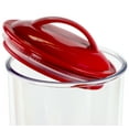 thumbnail image 2 of Calypso Basics by Reston Lloyd Acrylic Storage Canisters, Spaghetti, Red, 2 of 4