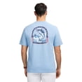 thumbnail image 2 of Camiseta IZOD Saltwater de manga corta con gráfico en azul Placid, 2 of 7