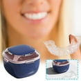 Mouth Guard Case for Denture, Mouth Guard, Aligner, Braces Cleaner Cup ...