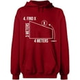 thumbnail image 2 of OXI Hoodie Sweatshirt - Find X Found It Math, Basic Casual Hoodie for Men's and Women Fleece Hoodie Long Sleeve - Antiquee Cherry Small, 2 of 3