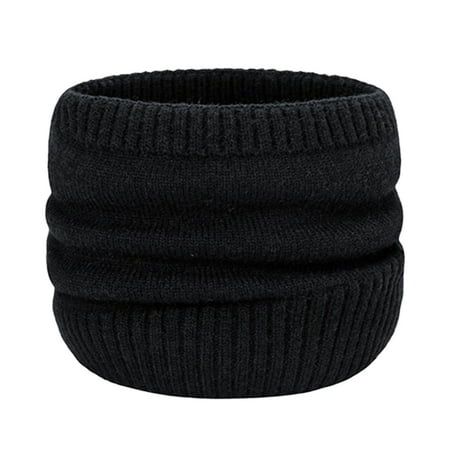 

BESTHUA Warm Neck Scarf Unisex Knitted Fleece Shawl for Winter Autumn