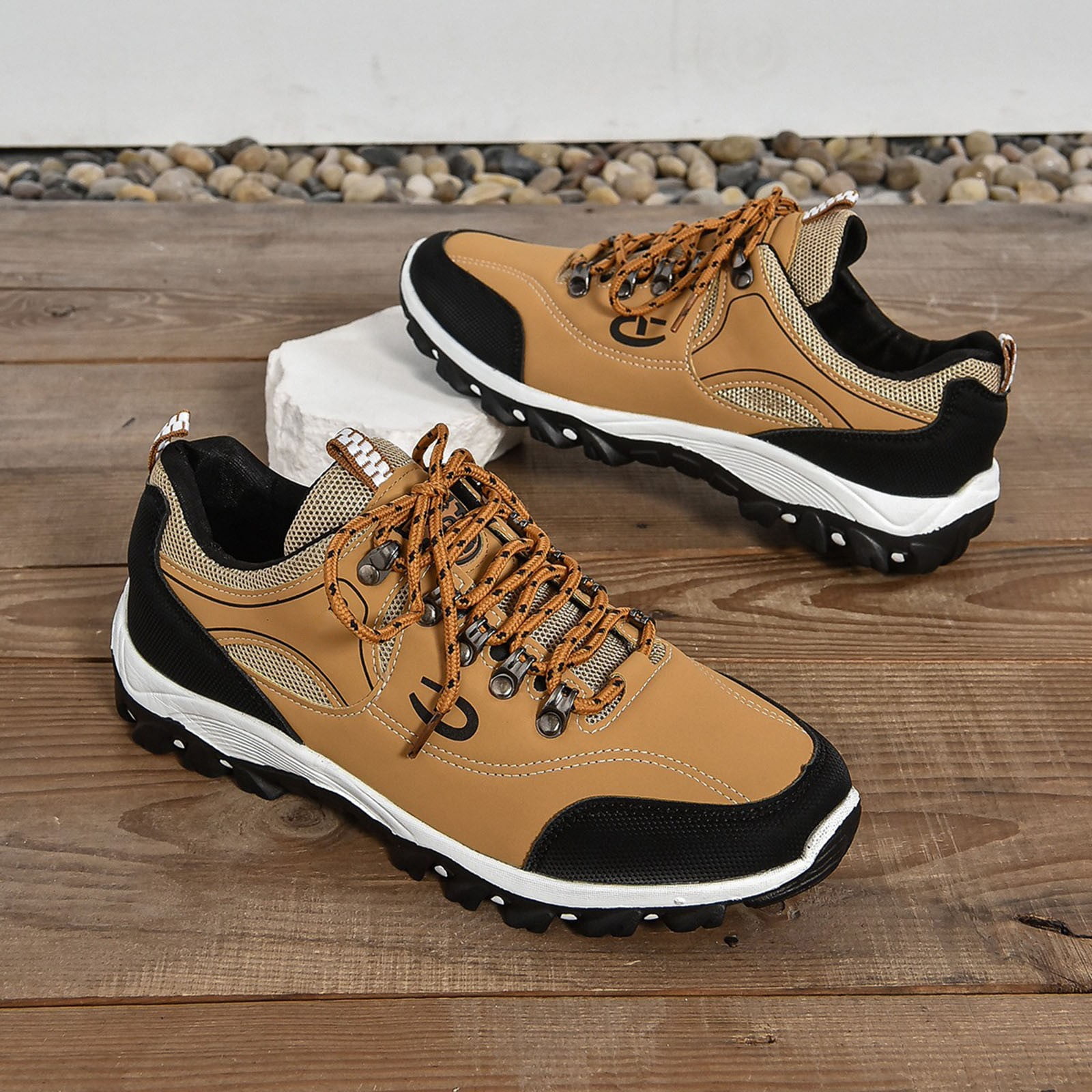 FhgihG Women's Waterproof Hiking Shoes Outdoor Climbing Sneakers Non-Slip Trekking Running
