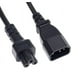 thumbnail image 2 of Cable de Alimentación C14 a C5, Cable Adaptador IEC 320 C14 Macho a C5 Hembra, Adaptador de Corriente Universal IEC 320 C14 a C5 Adaptador Convertidor C5 a C14 Cable de Alimentación(6 Pies), 2 of 10