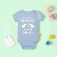 thumbnail image 2 of JAJAHO First Birthday Outfit Baby Bodysuit For Infant Boys Girls Short Sleeve Letter Printed Soft Romper Stylish Onesie, 2 of 3