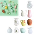 thumbnail image 5 of XDDST 14Pcs Mini Vase MagneticVase Refrigerator Sticker Ceramic Vase Set Refrigerator Sticker 3D Flower Vase for Fridge Kitchen Decoration Gift(No Flowers), 5 of 9