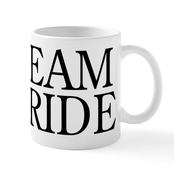 CafePress - Team Bride - 11 oz Ceramic Mug - Novelty Coffee Tea Cup