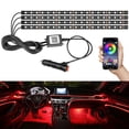 thumbnail image 1 of Luz de ambiente LED para automóvil, luz de control por voz para automóvil, luz de ambiente para automóvil, suministros de modificación de molduras interiores, luz de ambiente para suela de automóvil, 1 of 5
