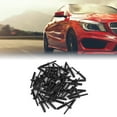thumbnail image 2 of 50pcs Plastic Rivet Black Bumper Fastener Clips for Jeep Wrangler JK 6506007AA, 2 of 6