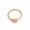 Rose Gold, variant on 14K Gold Plated Pink Crystal Ring for Women Stainless Steel Stackable Wedding Engagement Band Delicate Gift for Her Gold Size 7