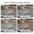 thumbnail image 7 of ODIKA 8'x10' Washable Area Rug Geometric Grid Print Accent Central Motif Design Porch Decor for Living Room, Under Sectional, Family , Durable, Non-Slip, 7 of 7