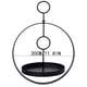 thumbnail image 3 of Comedero para pájaros de acero inoxidable, diseño circular de metal, construcción duradera, decoración para jardín, para patio, alimentación con sebo, atrae aves silvestres, resistente a la, 3 of 9